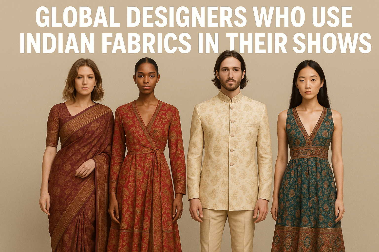 Global Designers Who Use Indian Fabrics In Their Shows