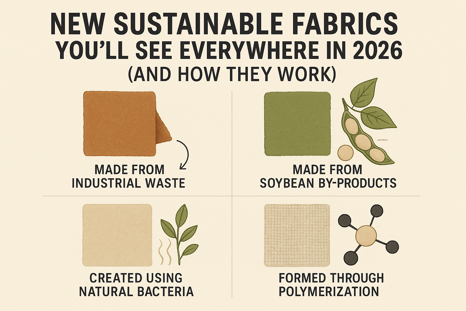 New Sustainable Fabrics you will see everywhere in 2026