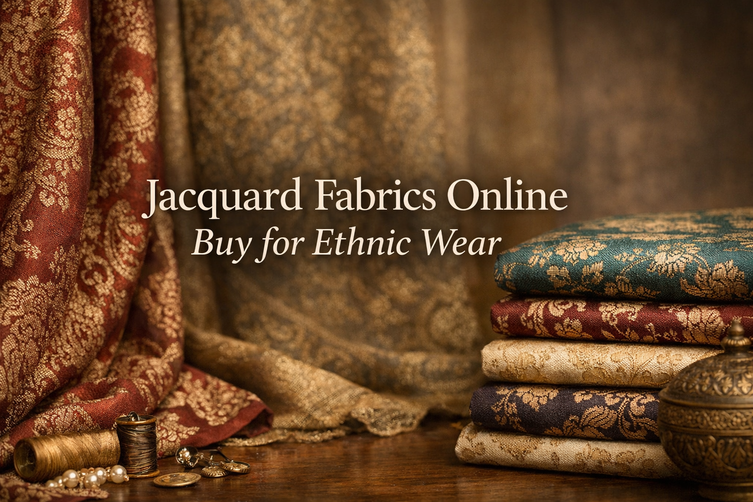 Jacquard Fabrics Online Buy for Ethnic Wear