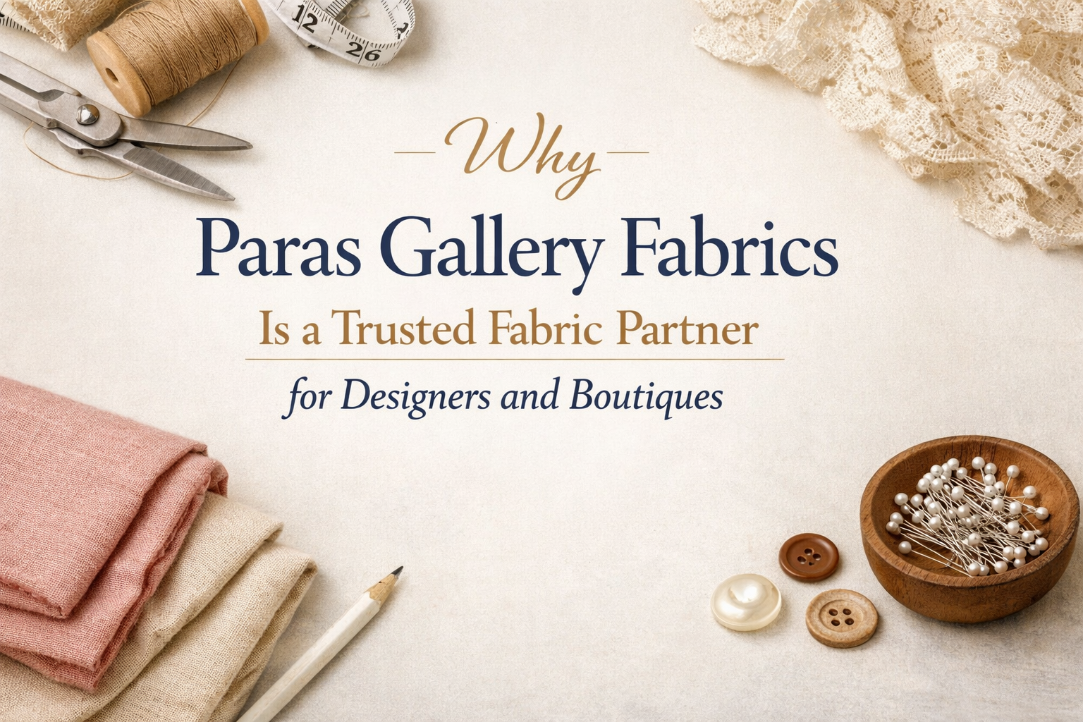 Why Paras Gallery Fabrics Is a Trusted Fabric Partner for Designers and Boutiques