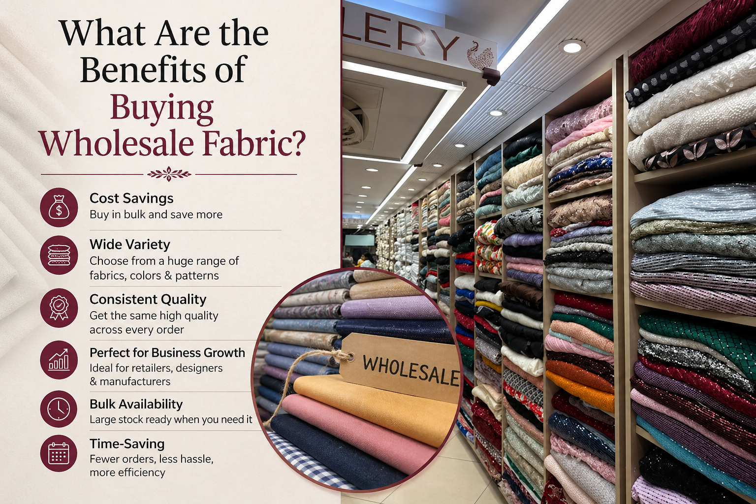 What Are the Benefits of Buying Wholesale Fabric?