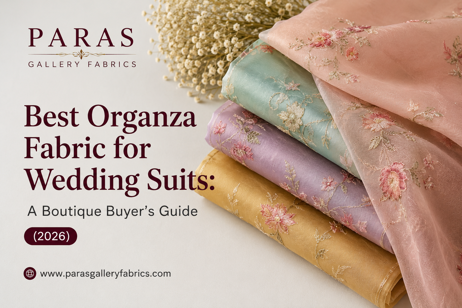 Best Organza Fabric for Wedding Suits: A Boutique Buyer's Guide (2026)