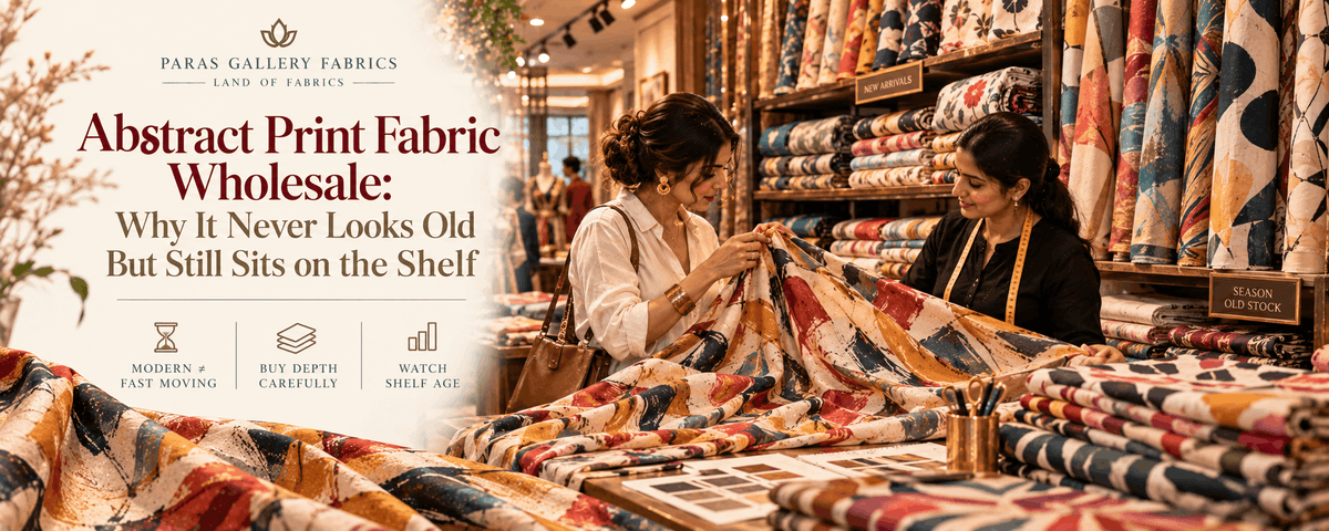 Abstract Print Fabric Wholesale: Why It Never Looks Old But Still Sits on the Shelf