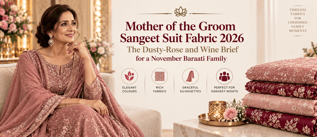 mother-of-the-groom-sangeet-suit-fabric-2026-guide