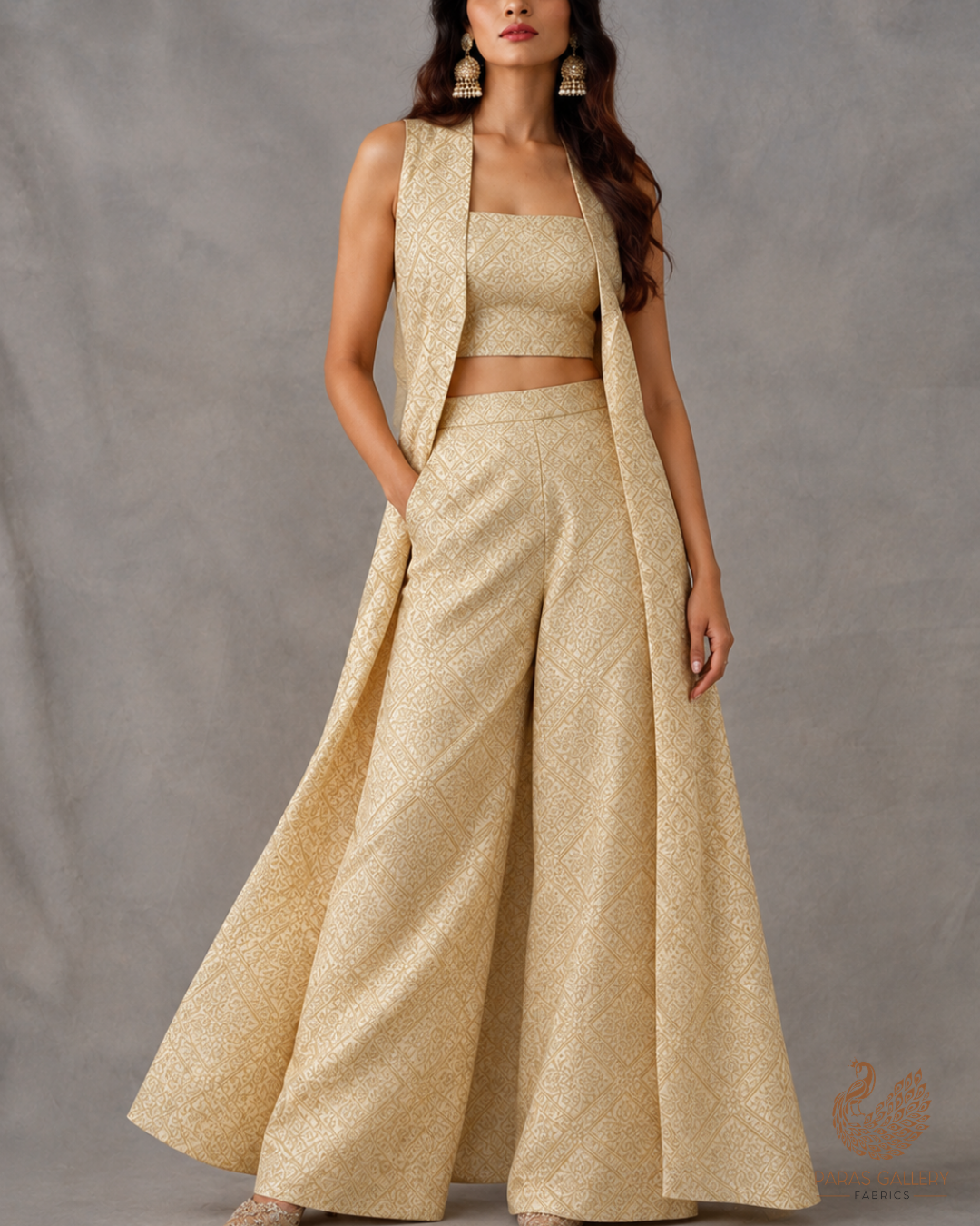 White Pure Moonga Silk With Beautiful Banarasi Zari Handloom| 10407