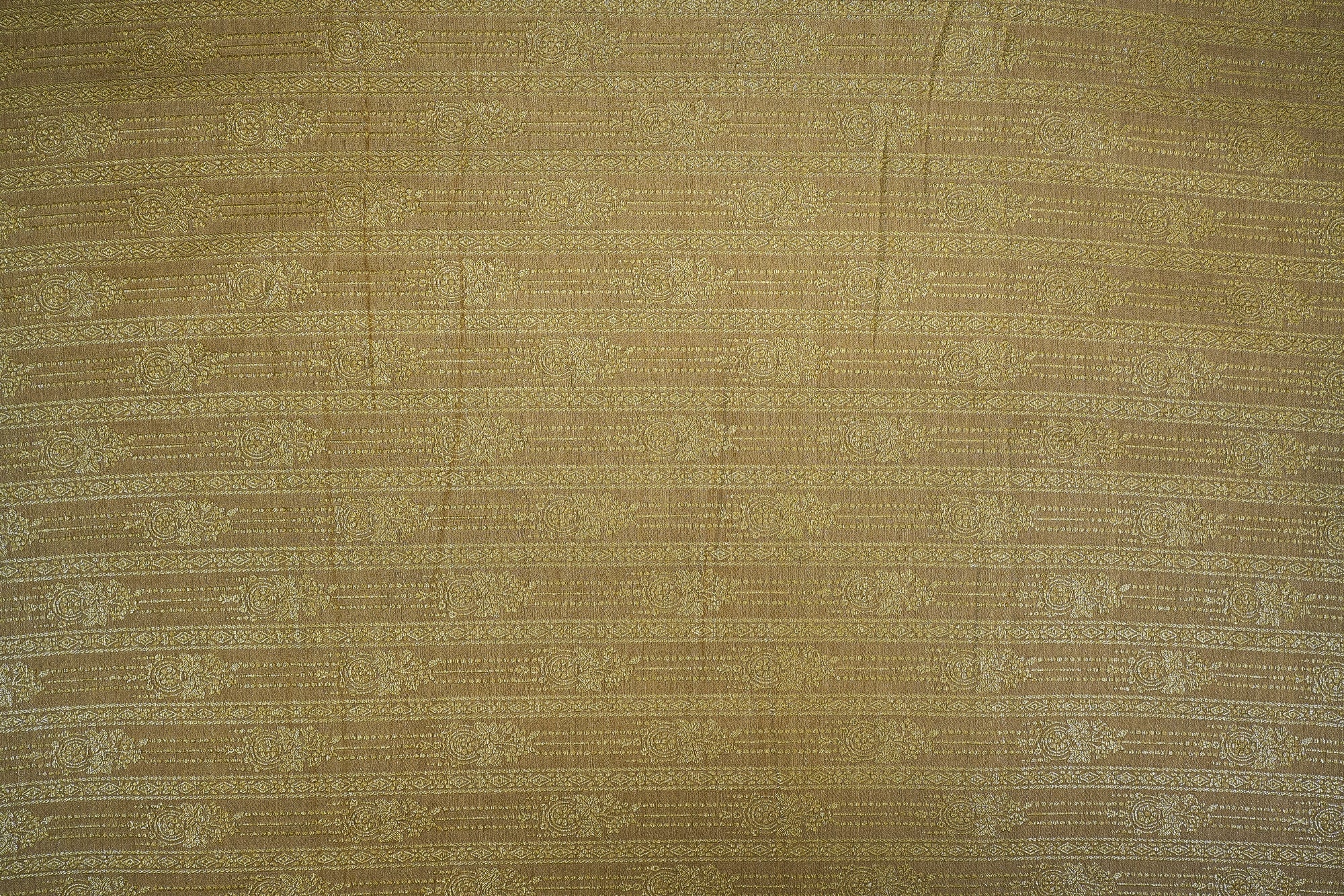 White Pure Munga Silk With Beautiful Banarasi Zari Work