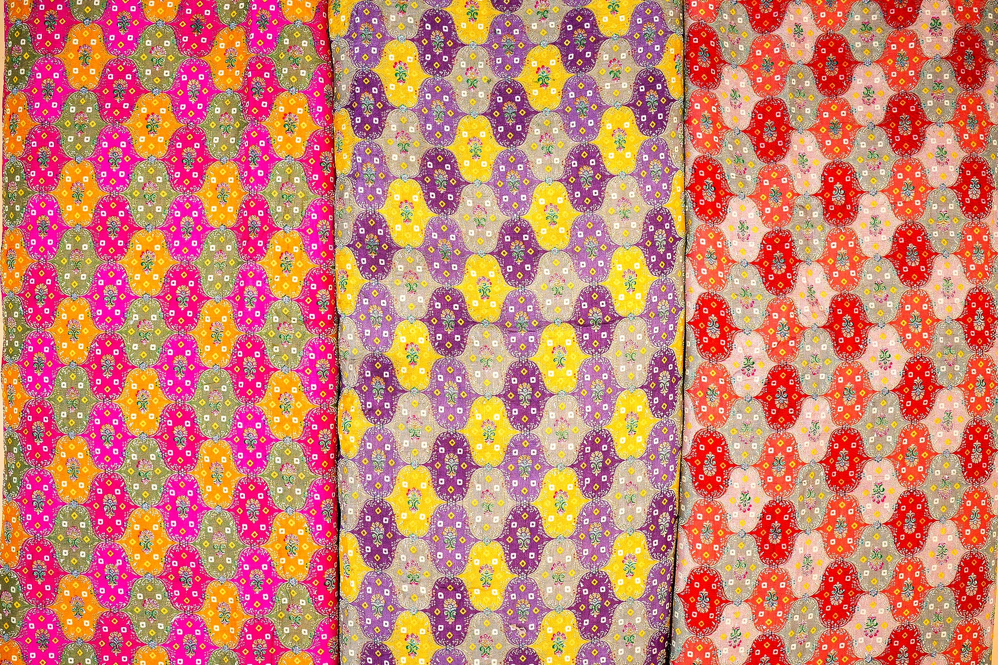 Purple And Yellow Upada Silk With Beautiful Banarasi Zari Work