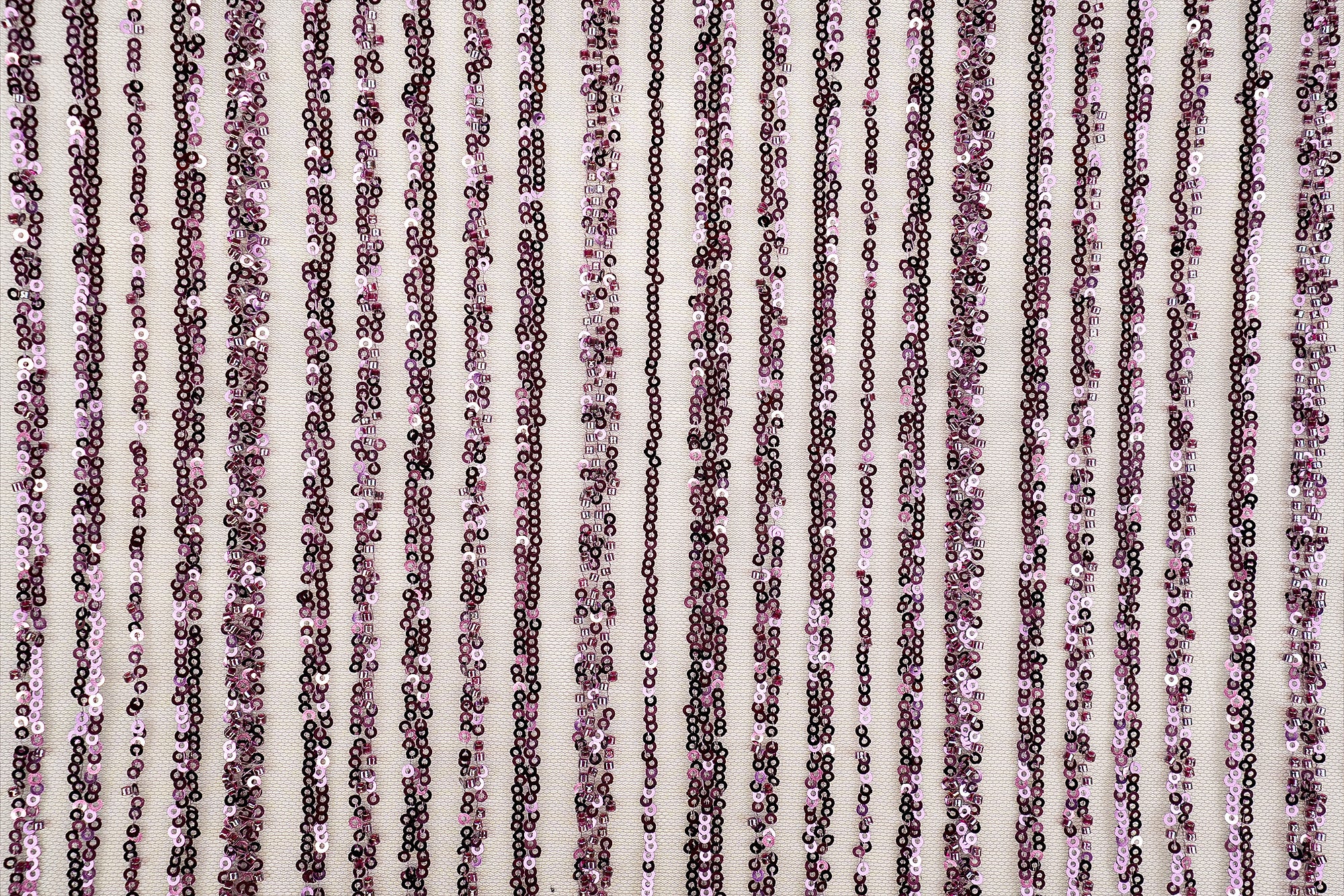 Onion Imported Net with Sequins and Beads Handwork Embellishments