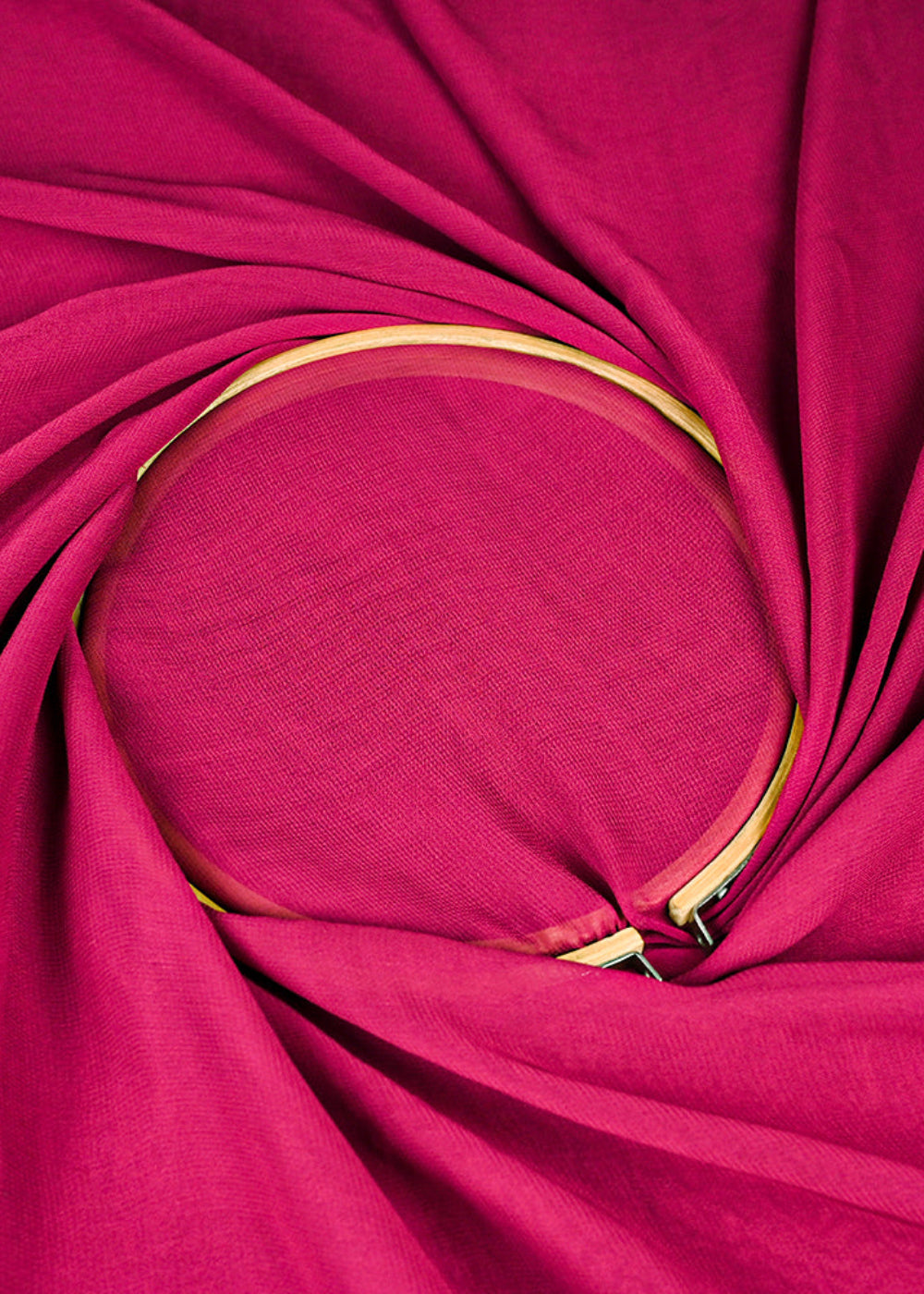 Plum Coloured Georgette Fabric 10968(101)