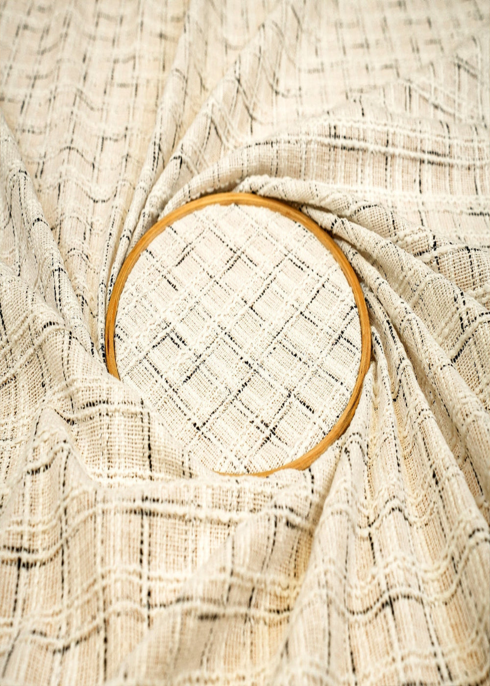 Exclusive-White-&-Black-With-Lurex-Tweed-Fabric-11556-close-view