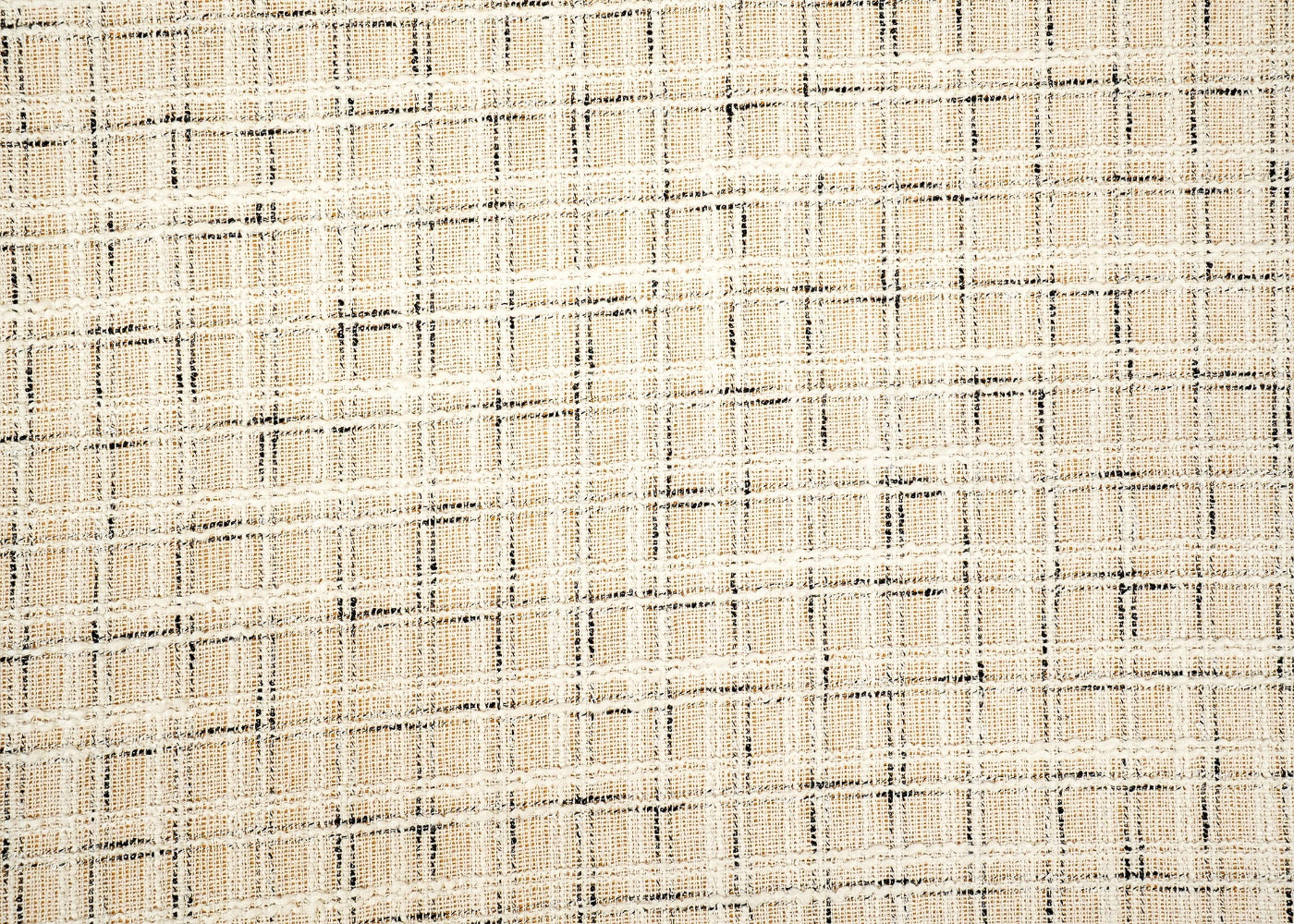 Exclusive White & Black With Lurex Tweed Fabric
