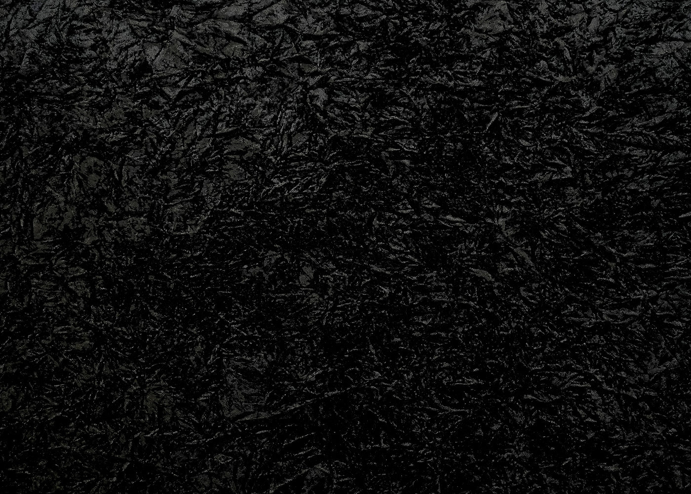 Black Textured Crushed Velvet Fabric