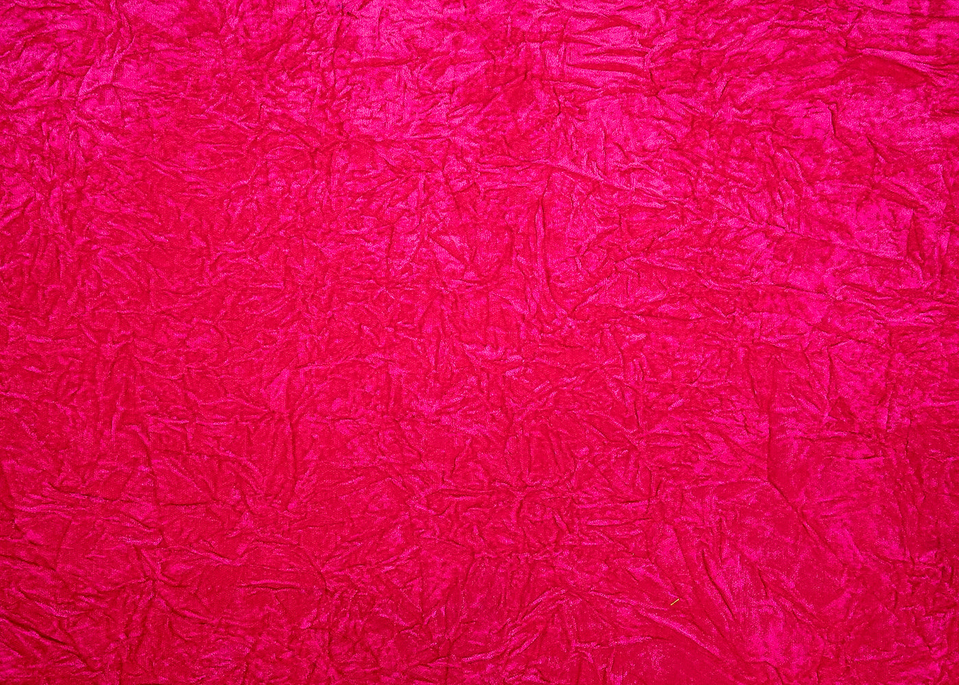 Rani Pink Textured Crushed Velvet Fabric