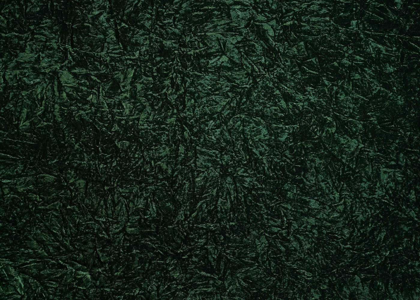 Bottle Green Textured Crushed Velvet Fabric