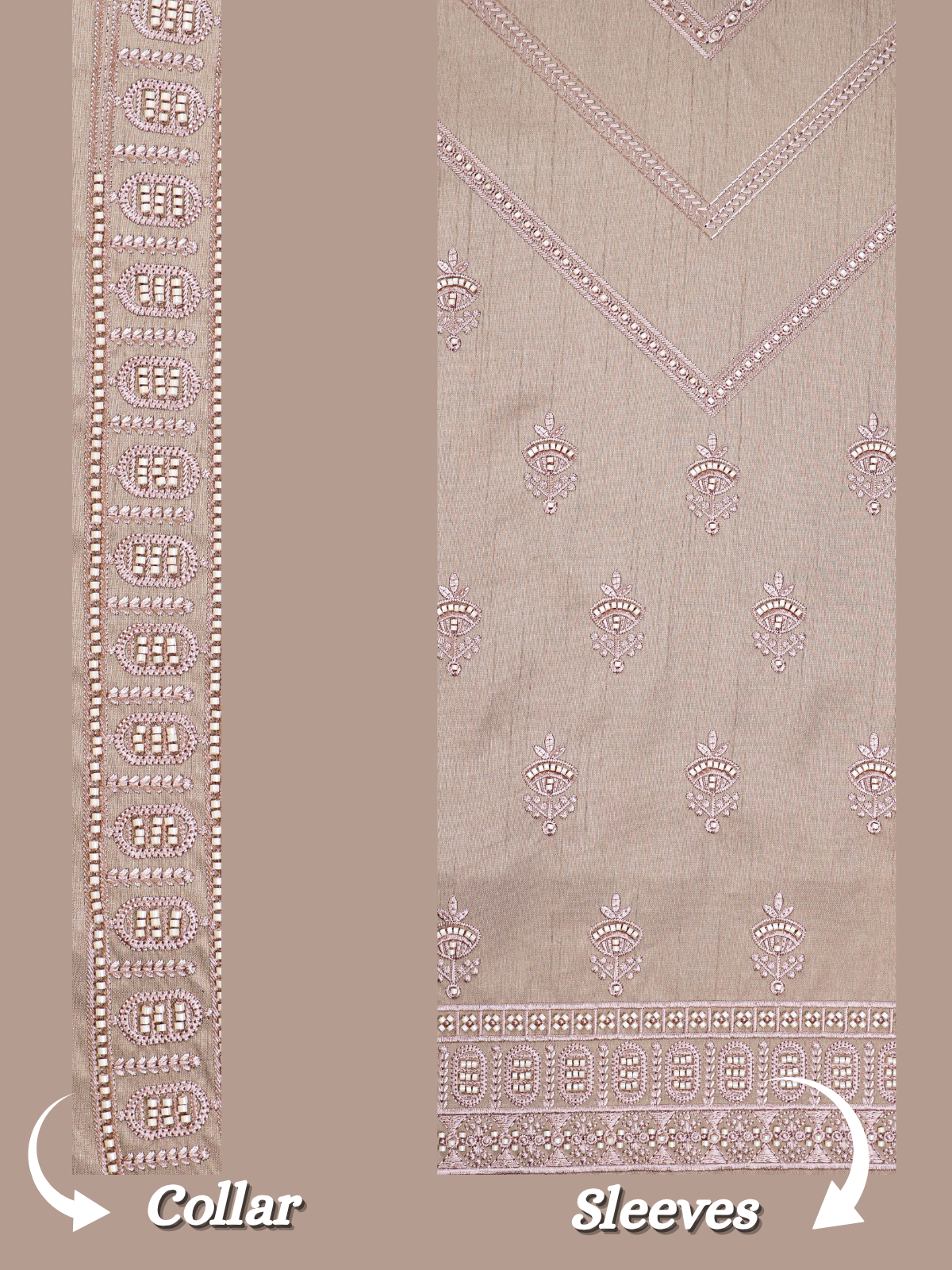 The Virasat – Unstitched Mouse Color Regal Menswear Fabric 12103