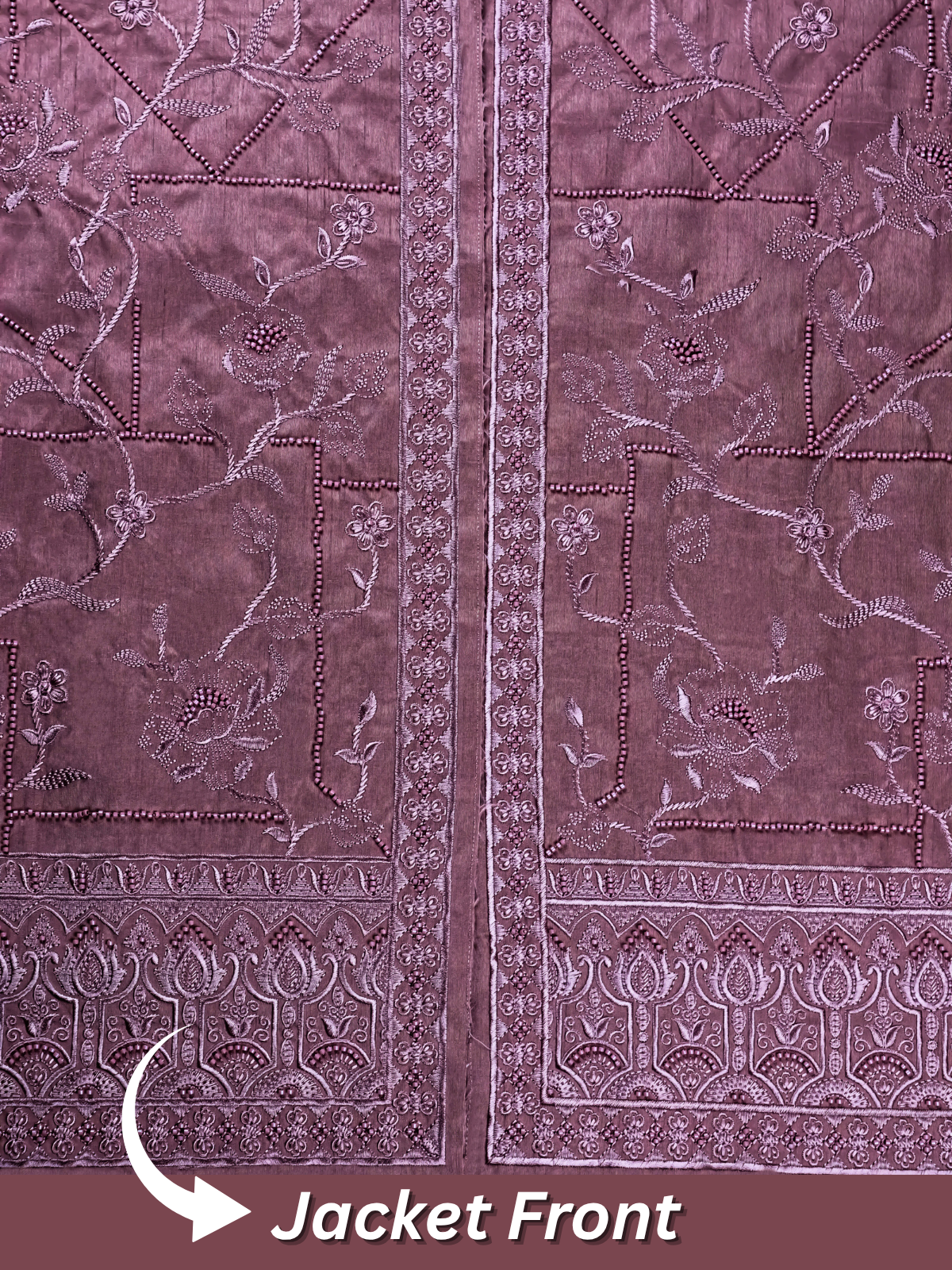 The Riwaayat – Unstitched Onion Pink Jodhpuri Jacket Fabric for Men 12113