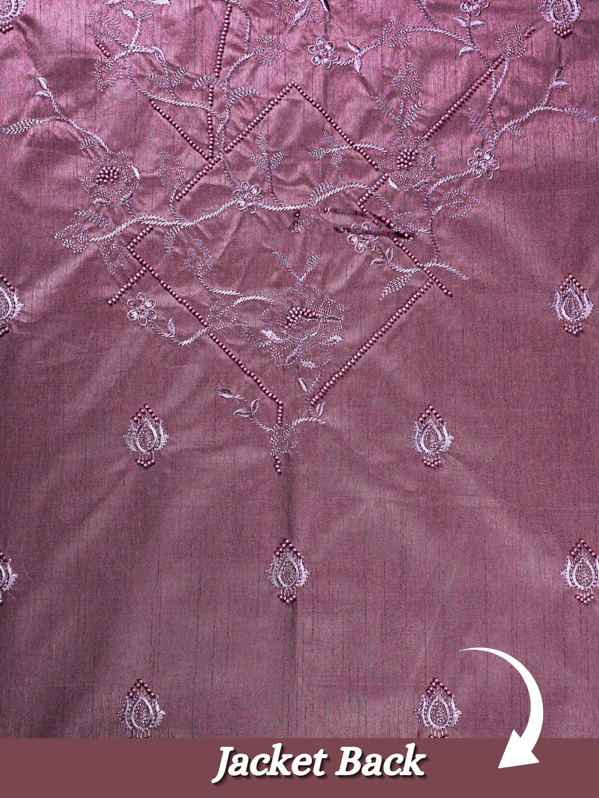 The Riwaayat – Unstitched Onion Pink Jodhpuri Jacket Fabric for Men 12113