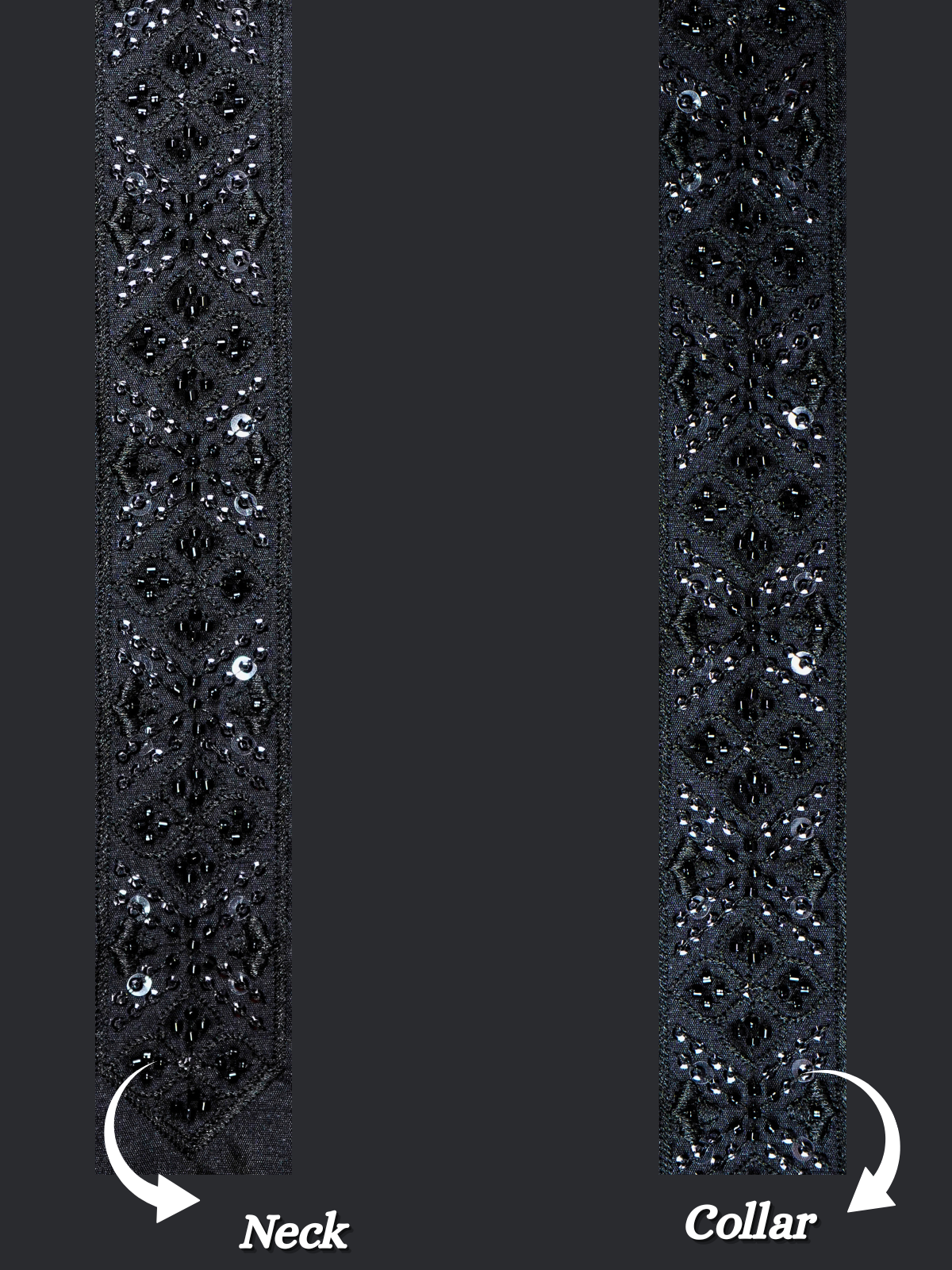 The Riwaayat – Unstitched Black Nehru Jacket Fabric for Men 12118