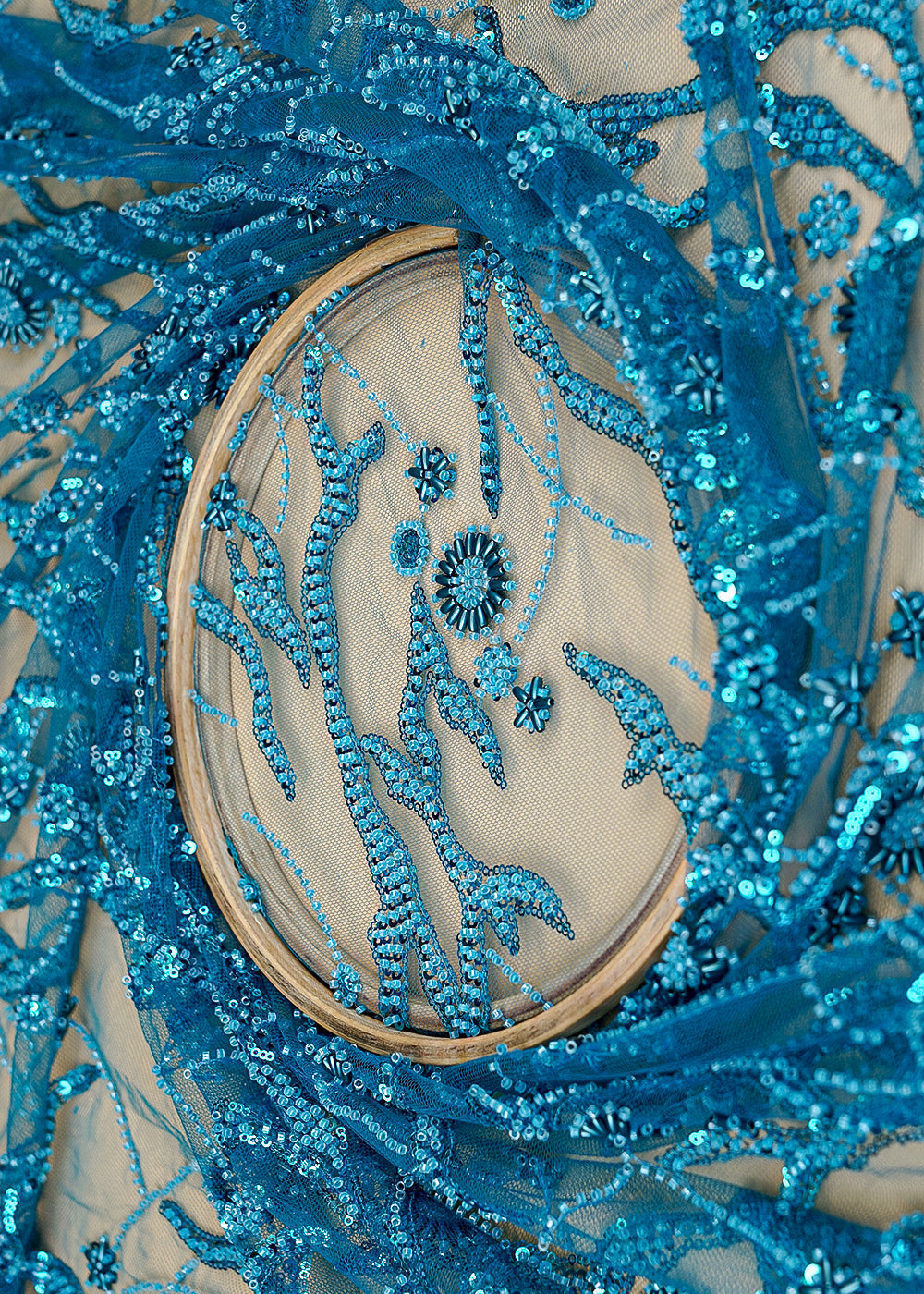 Blue-Imported-Net-Fabric-with-All-Over-Katdana,-Bead,-and-Sequins-Work-12206-close-view