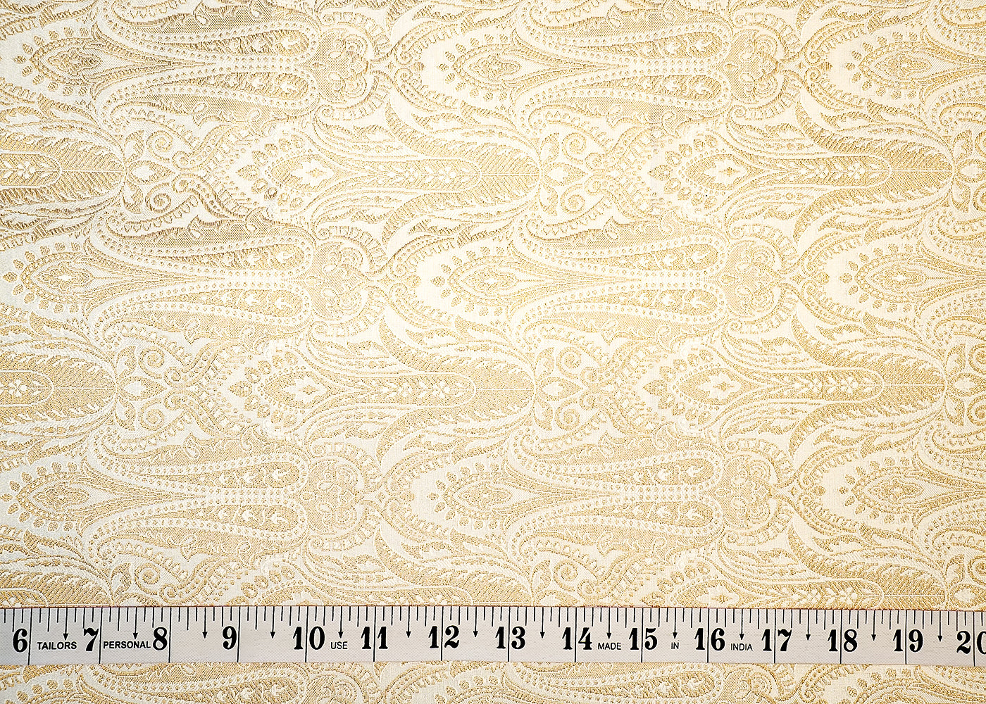 Golden Weave Dyeable Banarasi Brocade with Allover Thread Handloom