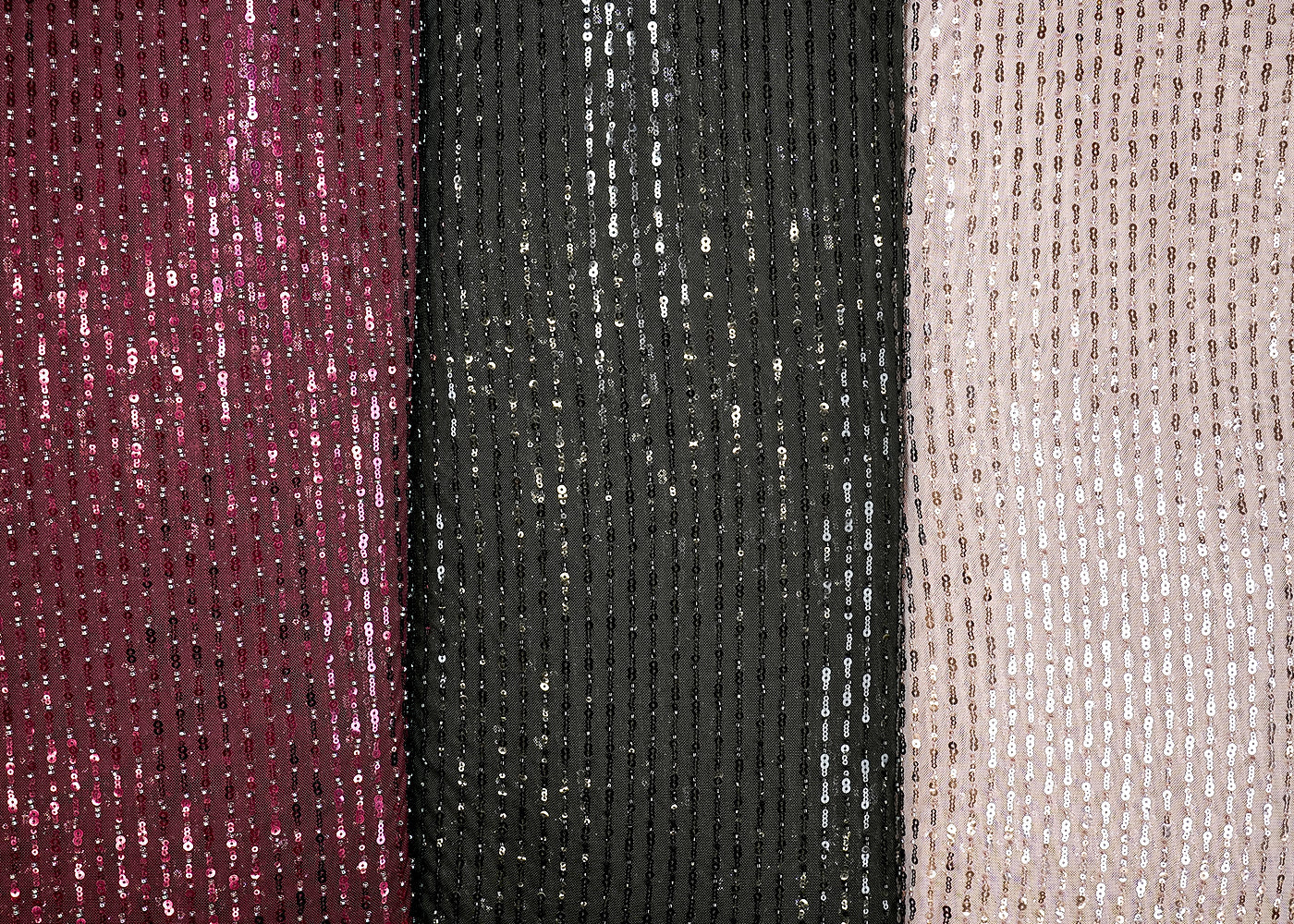 Onion Imported Lycra Net Fabric with Sequins & Katdana Work