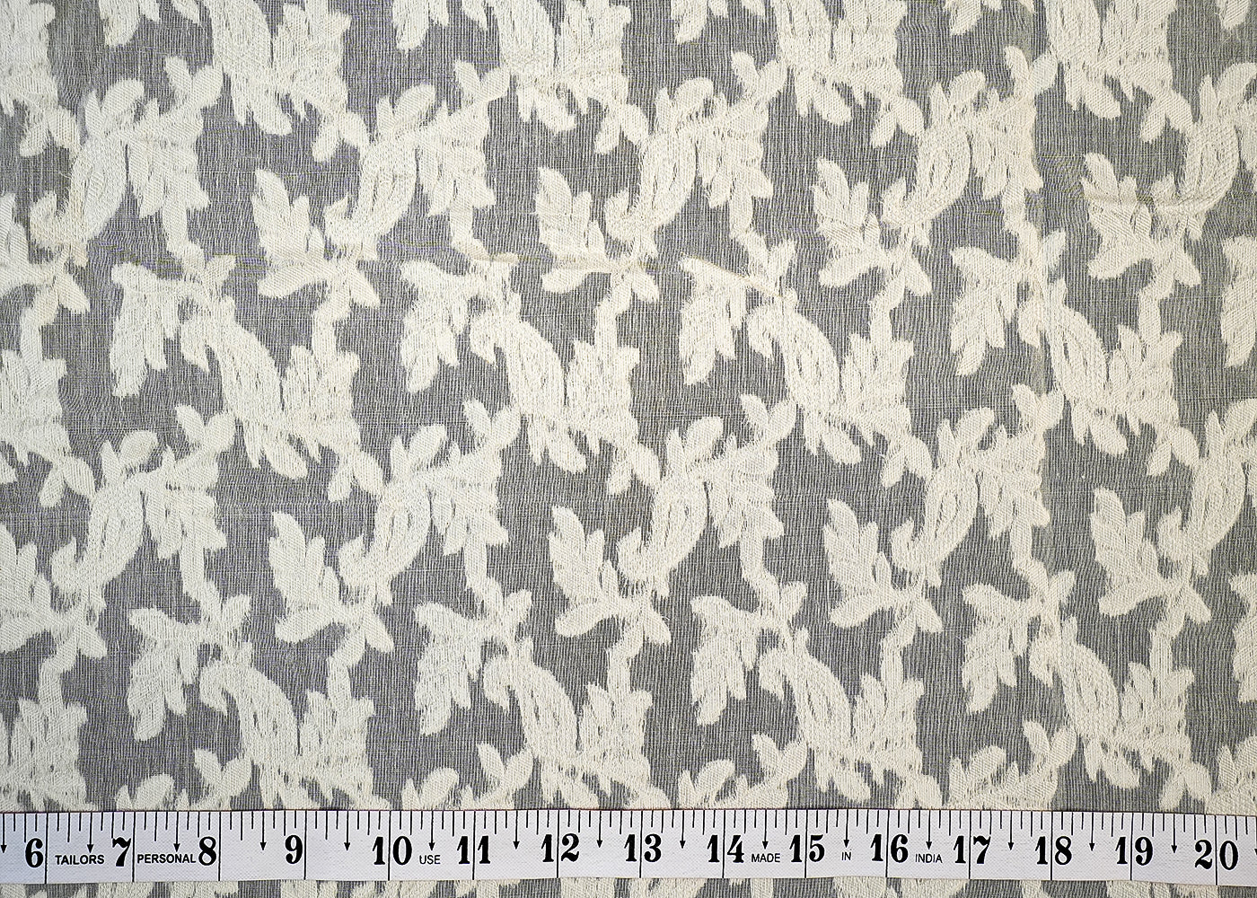 Dyeable Chanderi Fabric with Allover Self Work 12455