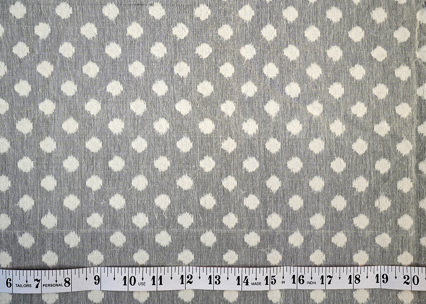 Dyeable Chanderi Fabric with Allover Self Work 12457