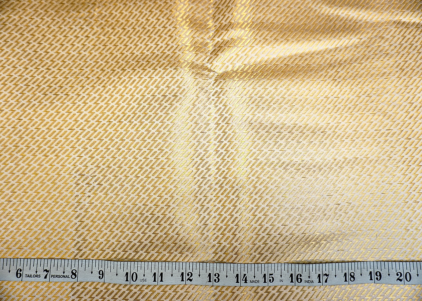 Banarasi Brocade with Allover Golden Thread Handloom Work 12466