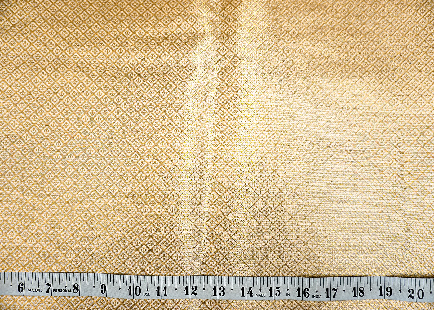 Banarasi Brocade with Allover Golden Thread Handloom Work 12473