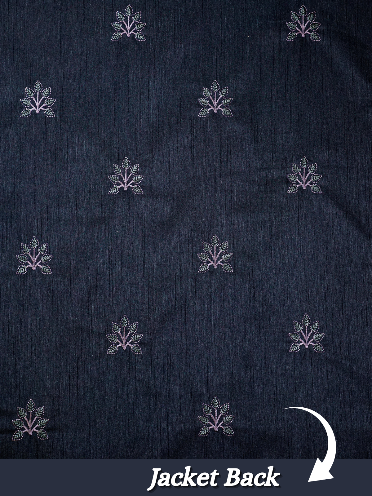 The Riwaayat – Unstitched Black Nehru Jacket Fabric for Men 12533