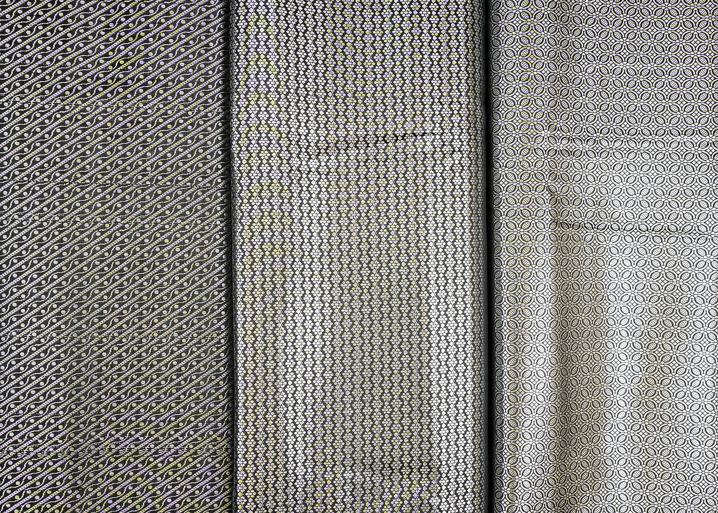 Black Banarasi Brocade with Allover Silver Thread Handloom 12799