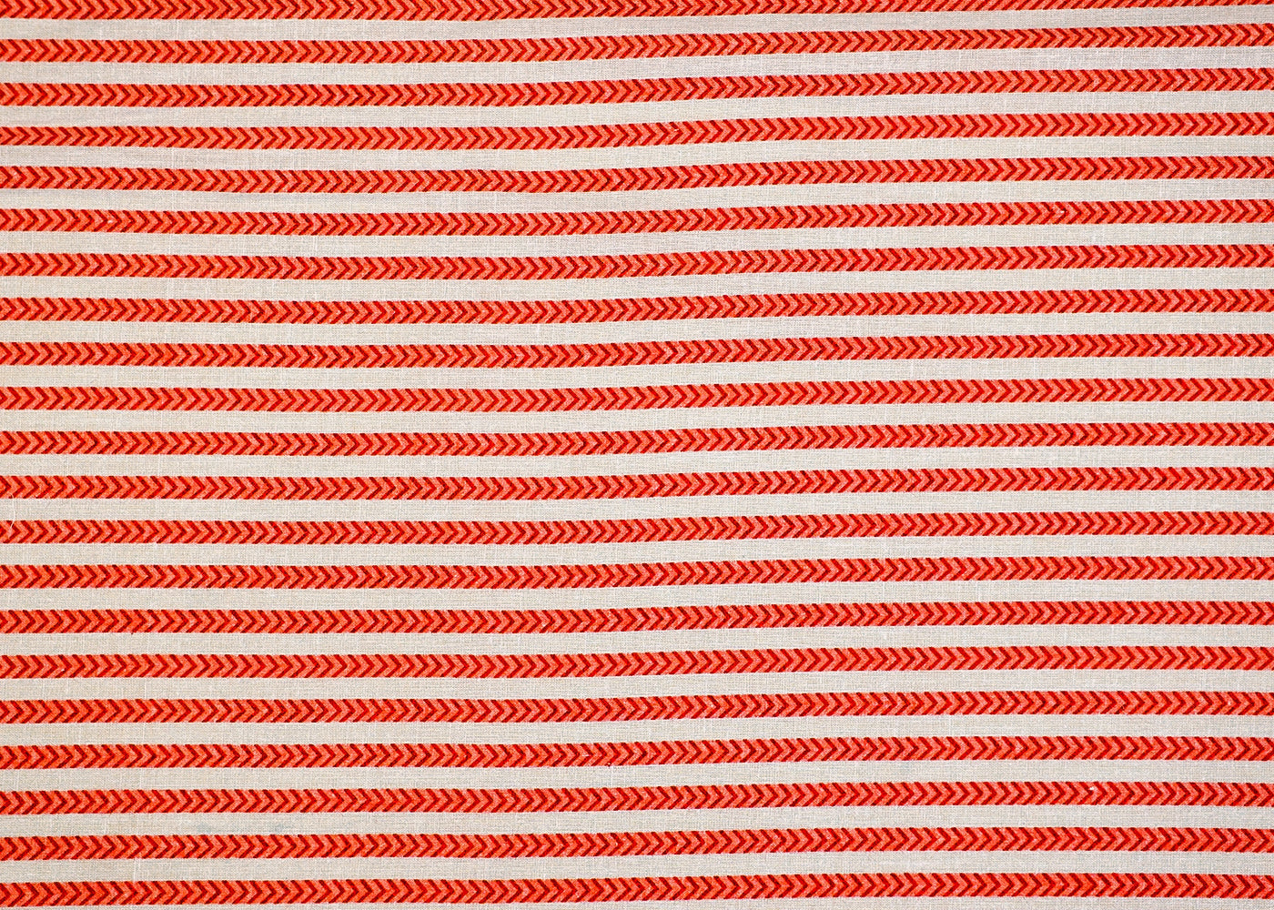 Hot Pink Cotton Fabric with Alternate Stripes Print 13772