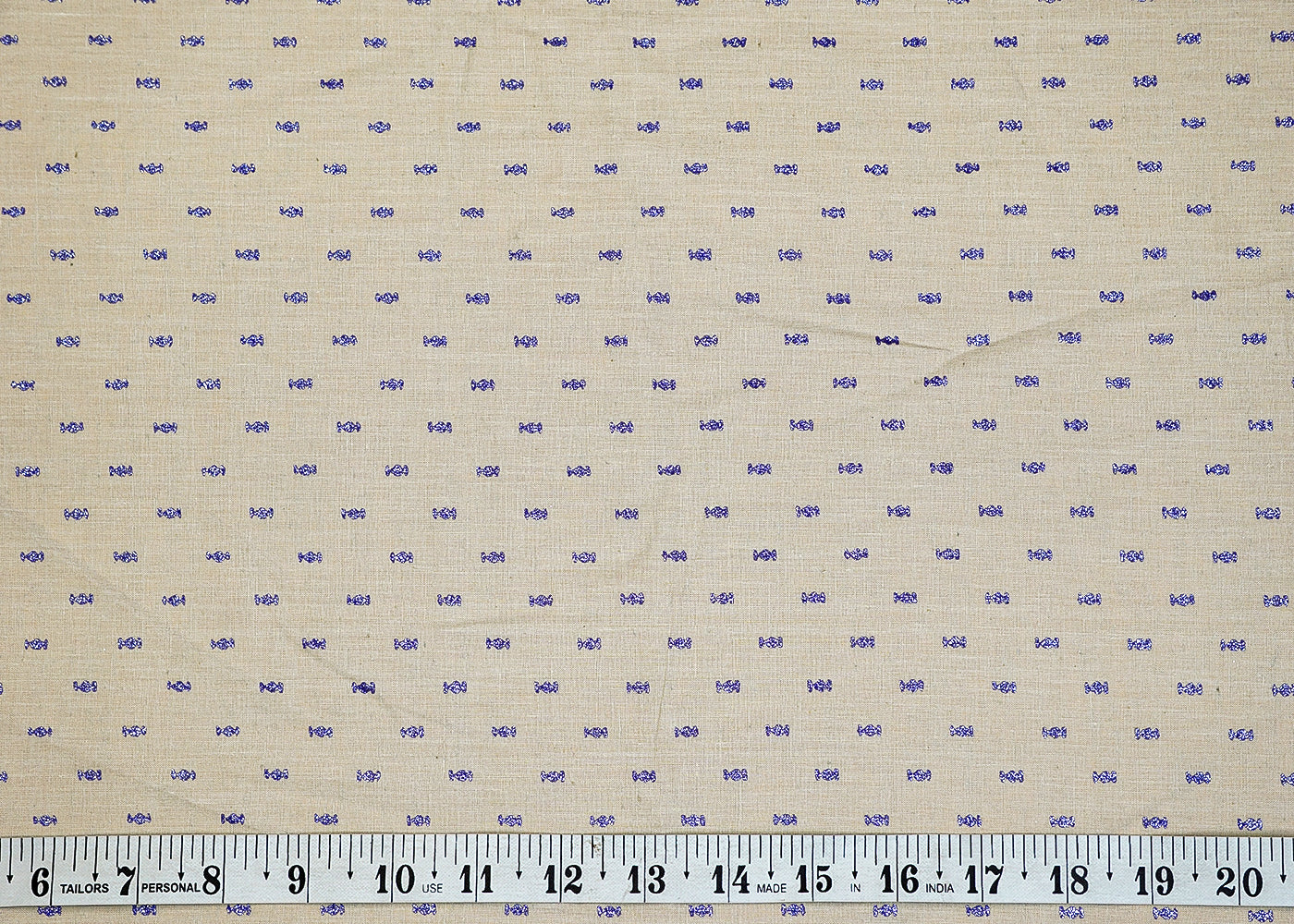 Light Grey Cambric Cotton Fabric with Allover Flower Print 13814