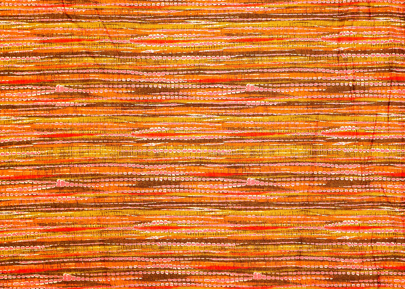 Brown And Malty Colour Cotton Fabric with Allover Brush Strokes 13826