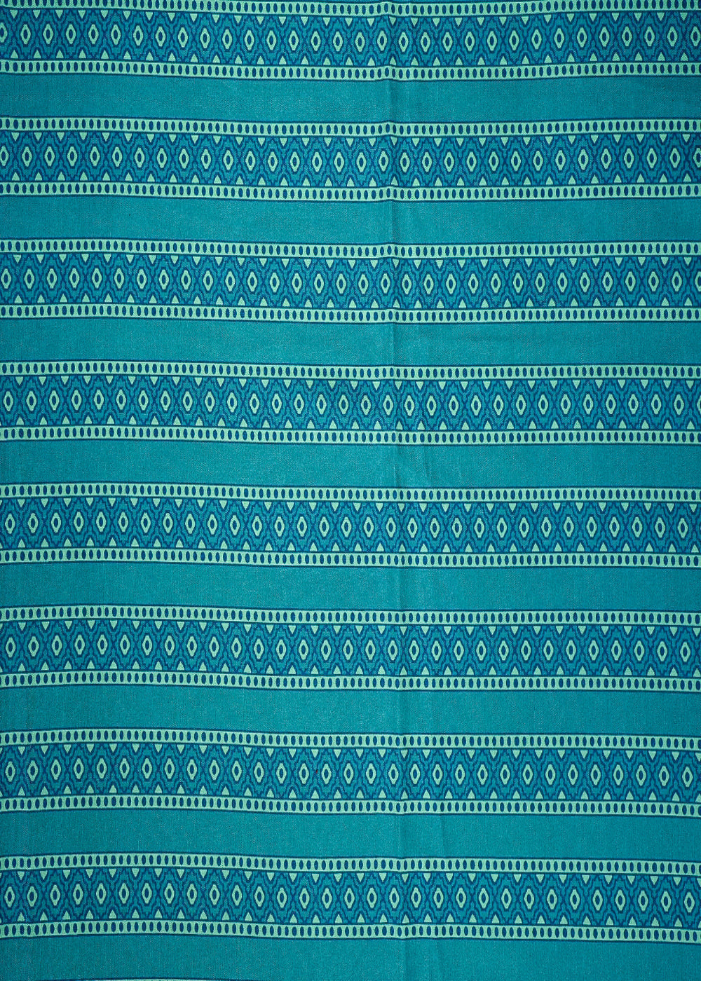 Firozi-Cotton-Silk-Fabric-With-Alternate-Stripes-Print-13933