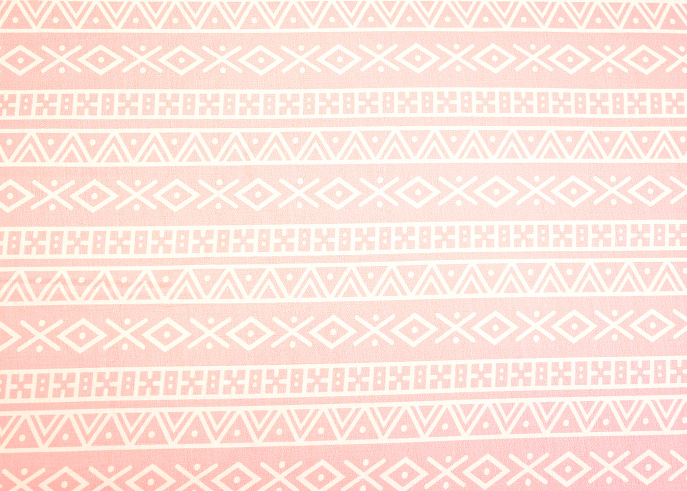 Baby Pink Muslin Fabric with Alternate Stripes 14052