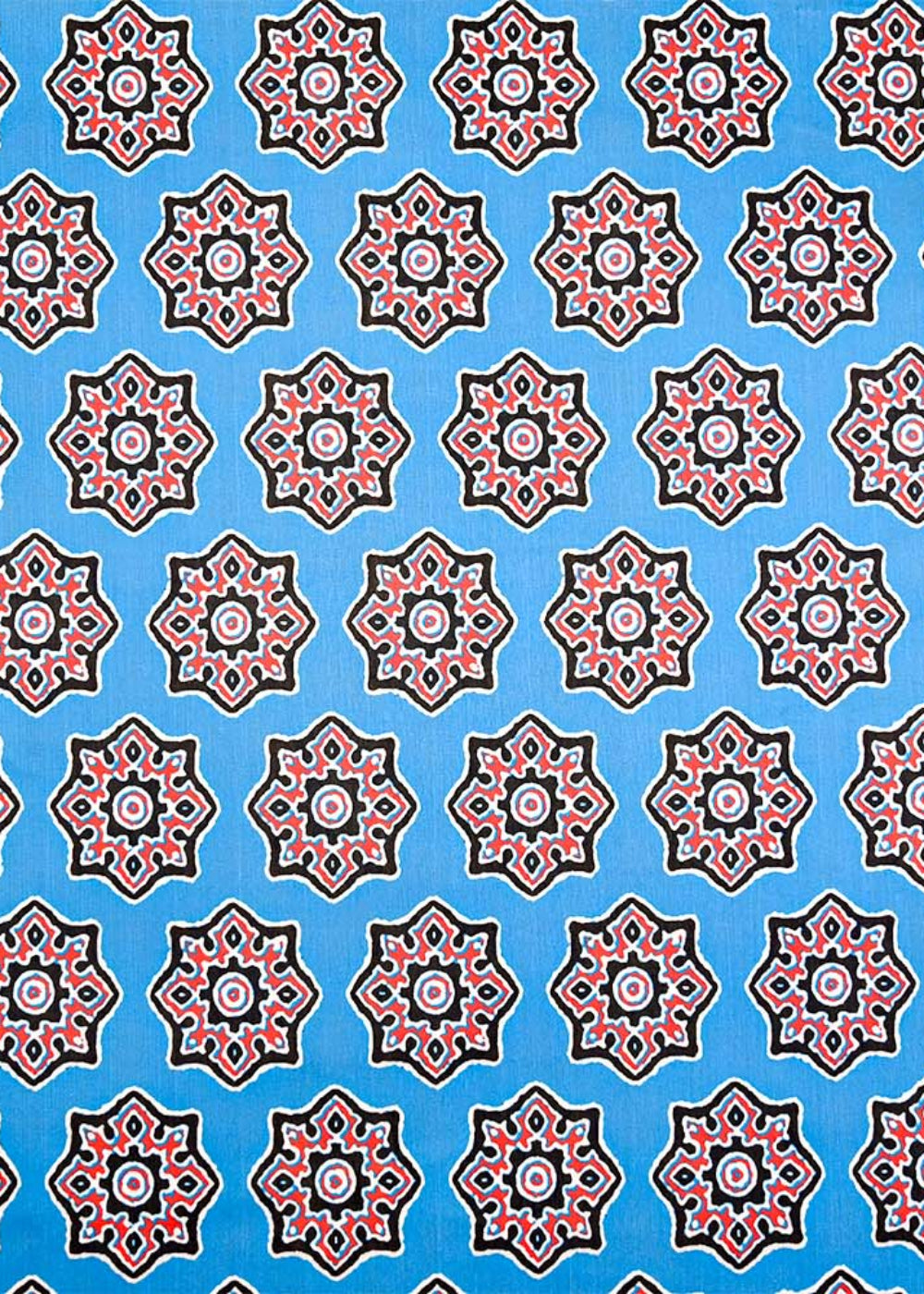 Blue-Muslin-Fabric-with-Allover-Traditional-Motifs-14072