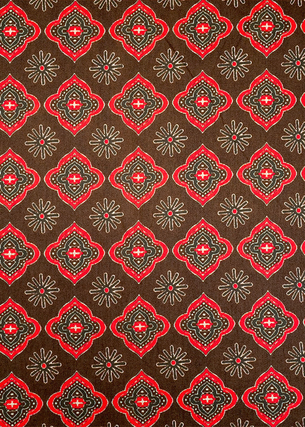 Chocolate-Brown-Muslin-Fabric-with-Allover-Traditional-Motifs-14079