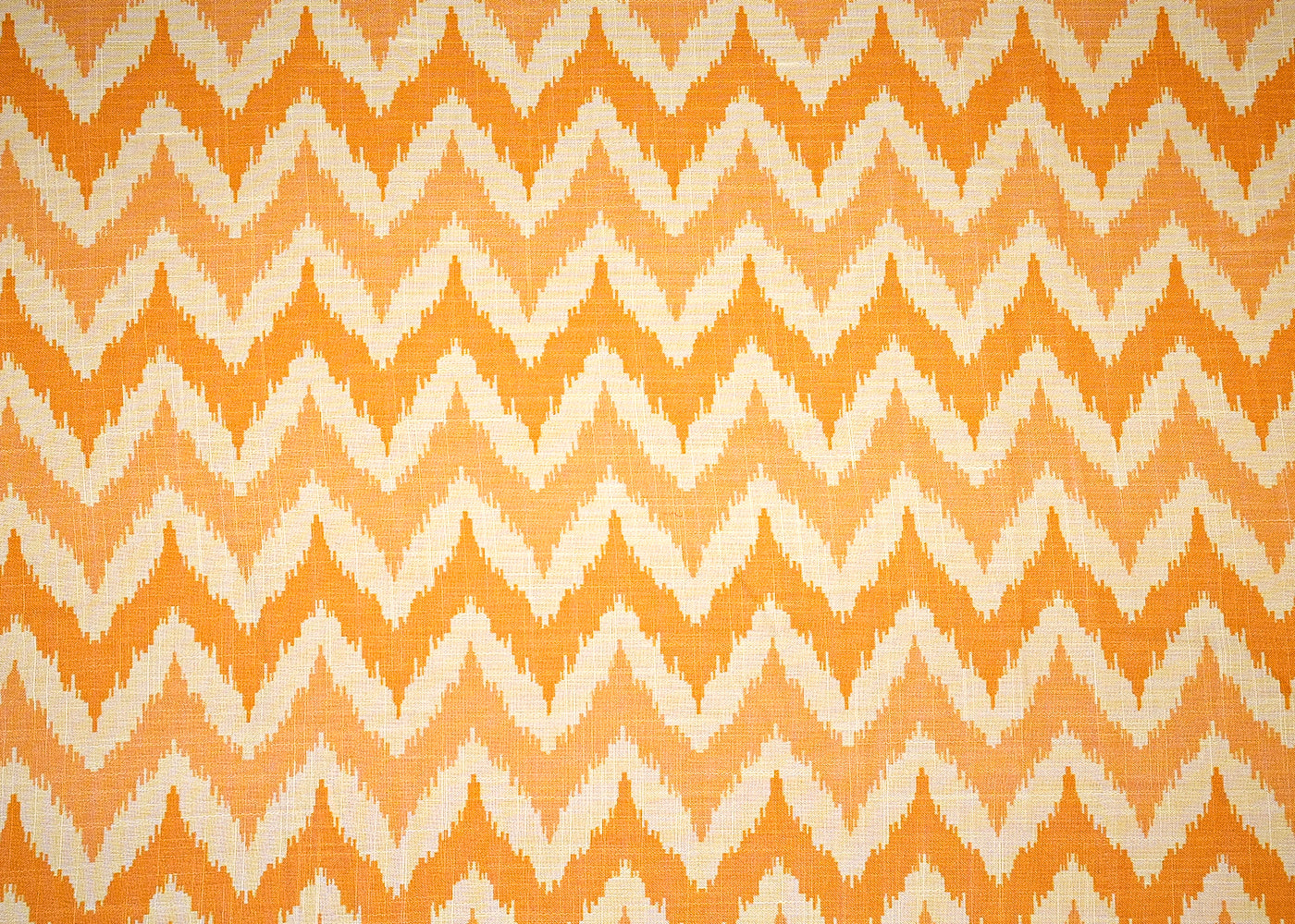 Light Yellow Cotton Linen Fabric with Allover Zig Zag Pattern 14115