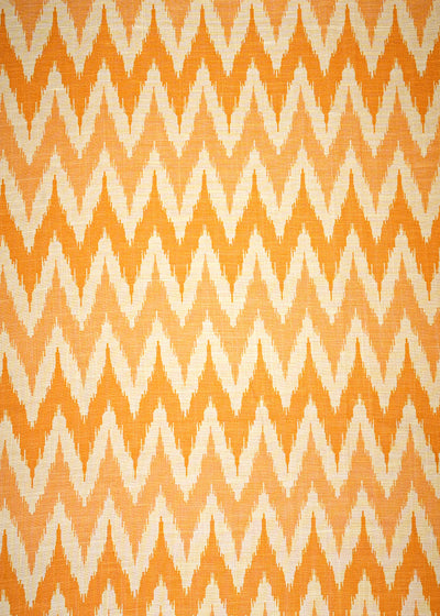 Light Yellow Cotton Linen Fabric with Allover Zig Zag Pattern 14115