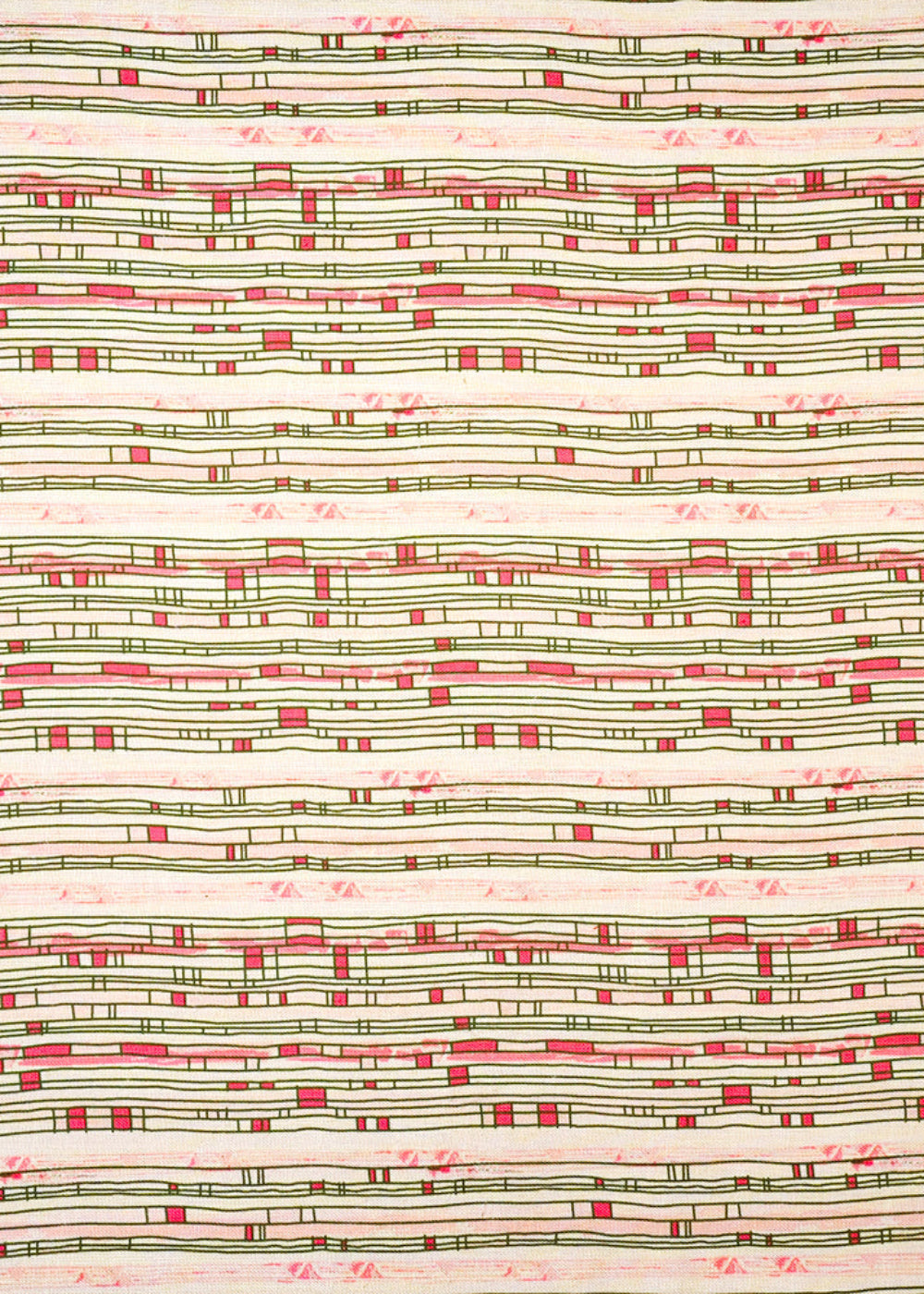 White-Cotton-Linen-Fabric-With-Allover-Abstract-Lines-14135