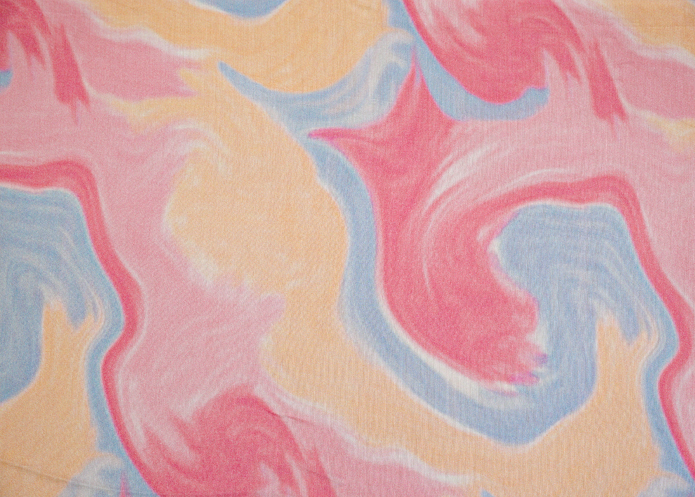 Baby Pink Imported Muslin Fabric with Allover Abstract Print 14165