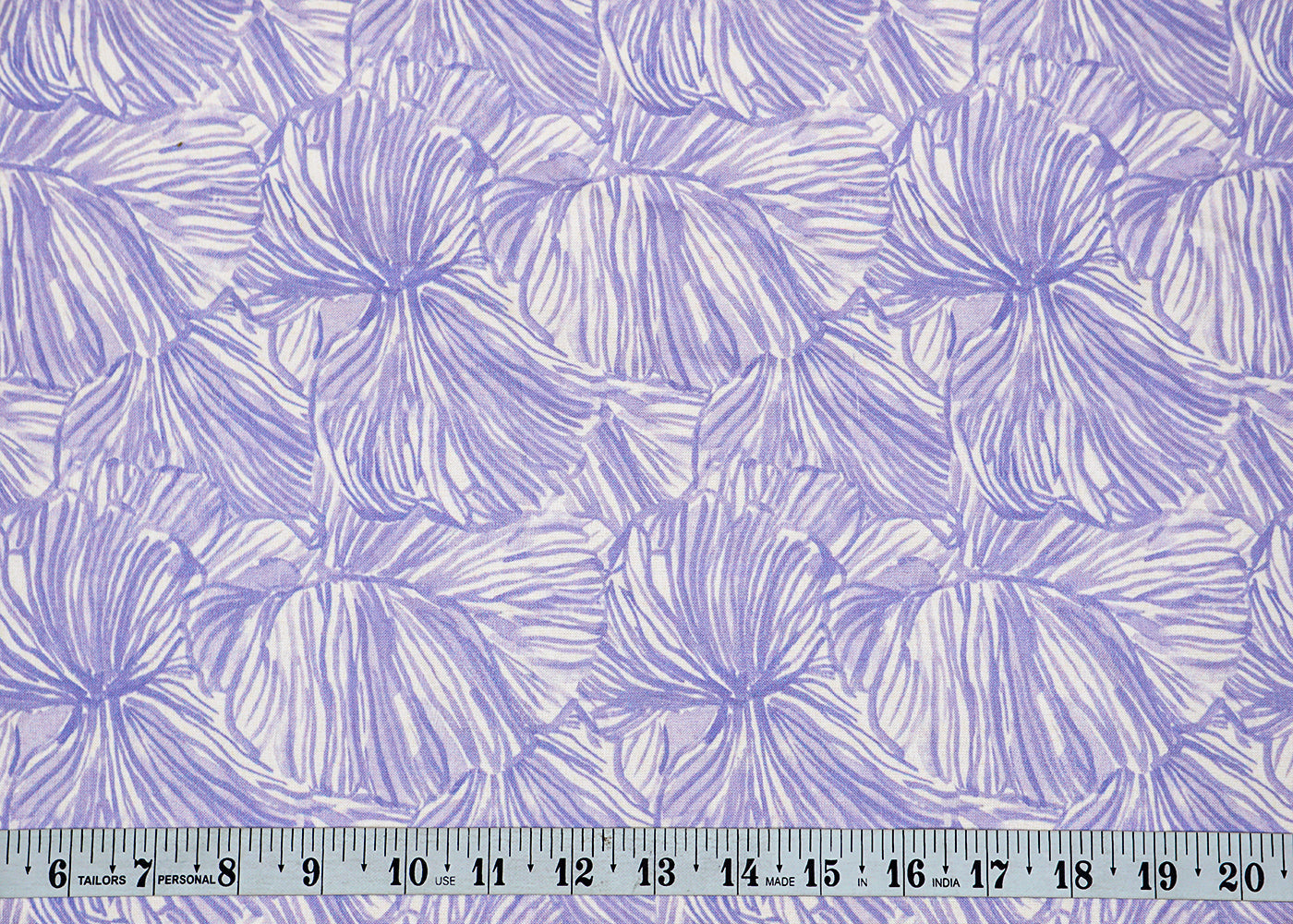 Lavender Imported Rayon Fabric with Allover Abstract Print 14176