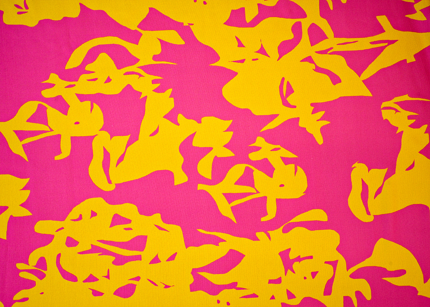 Pink Imported Rayon Fabric with Allover Abstract Print 14210