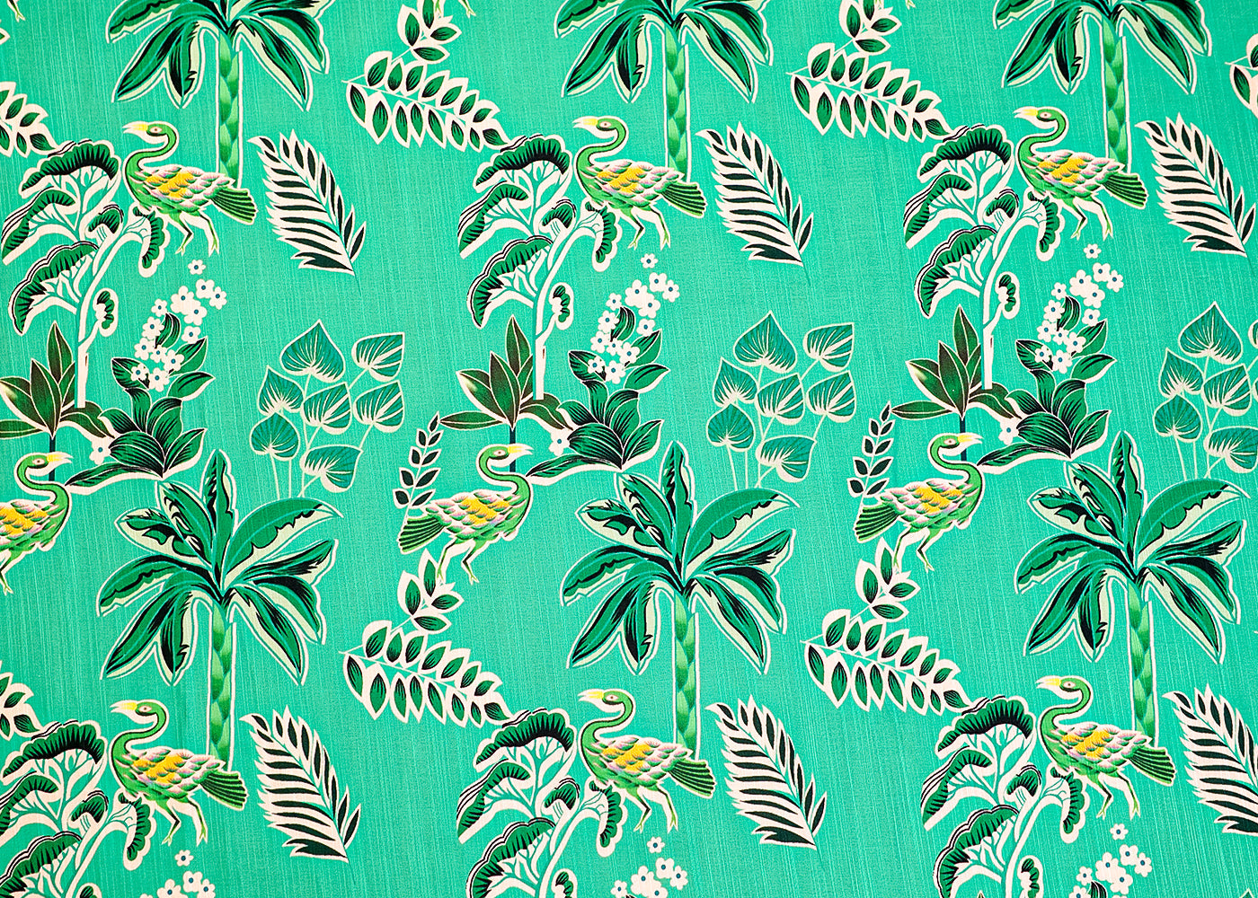 Green Viscose Linen Fabric with Allover Madhubani Art Pattern 14421