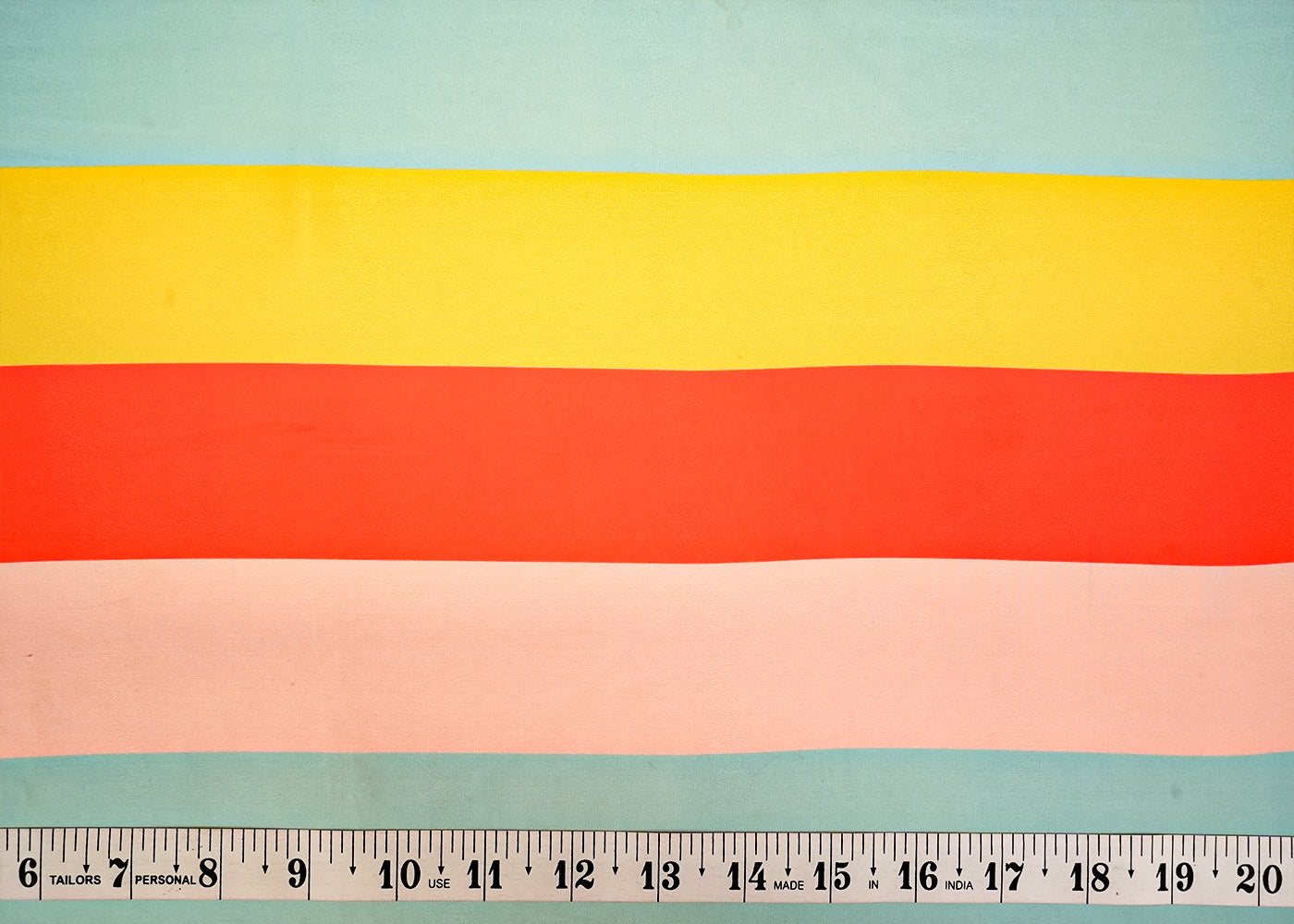 Multi Color Armani Satin Fabric with Allover Geometric Print 14492