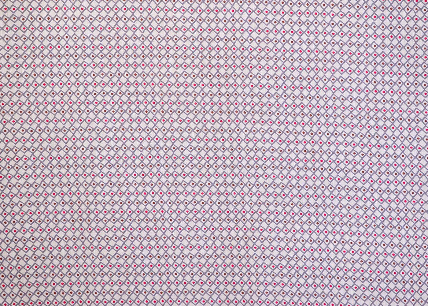 Grey Linen Satin Fabric with Allover Abstract Pattern 14499