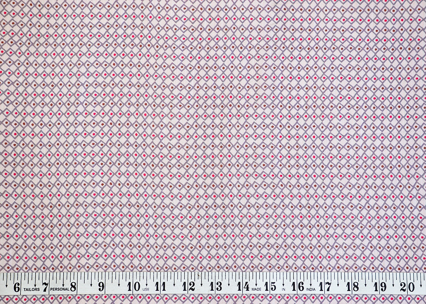 Grey Linen Satin Fabric with Allover Abstract Pattern 14499