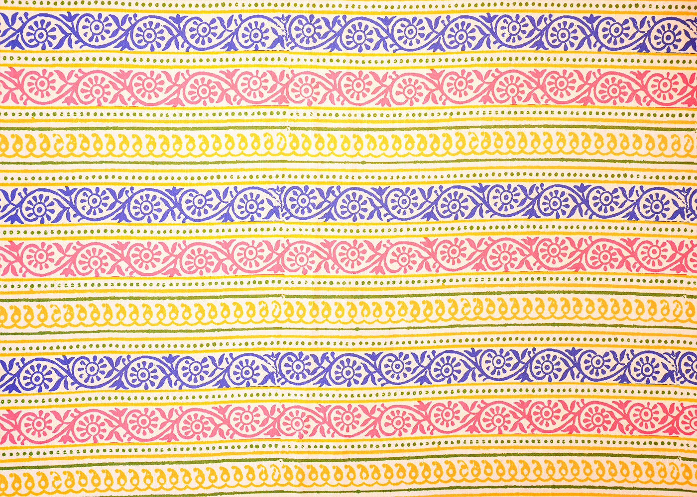 Multi-Color Linen Satin Fabric with Allover Traditional Stripes 14502