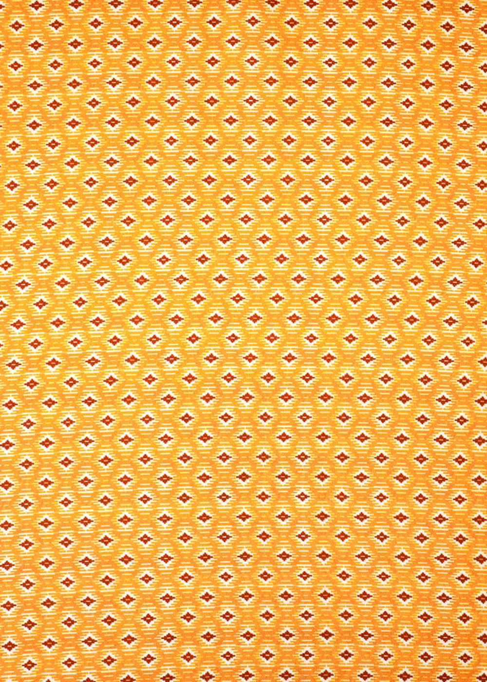 Mustard-Linen-Satin-Fabric-with-All-Over-Abstract-Print-14503